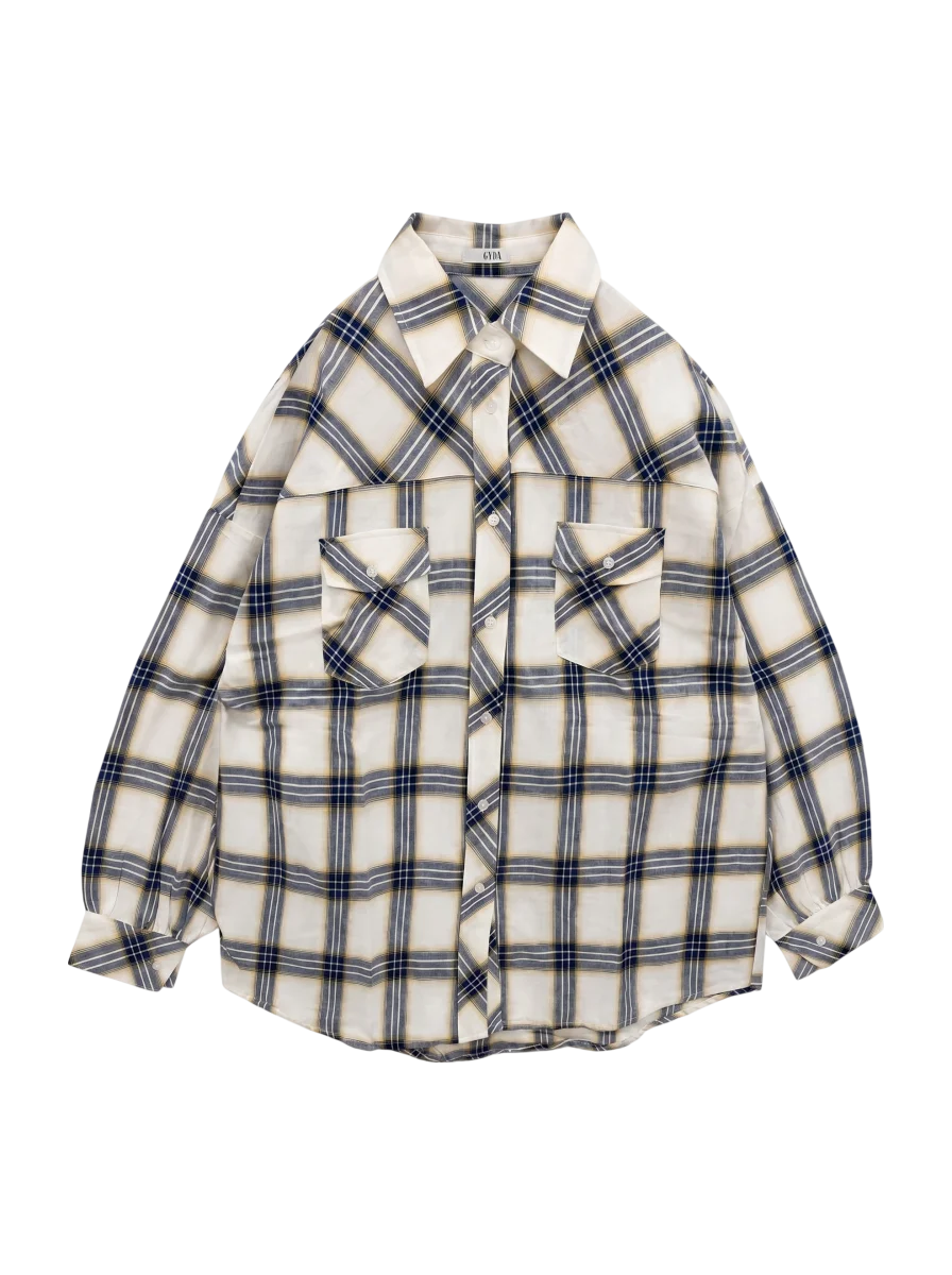 original check BIG シャツ