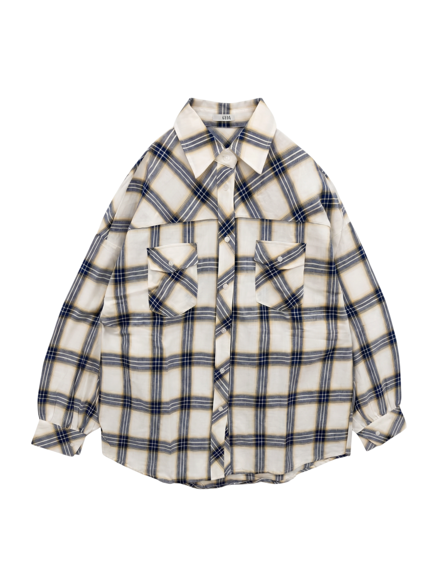 original check BIG シャツ
