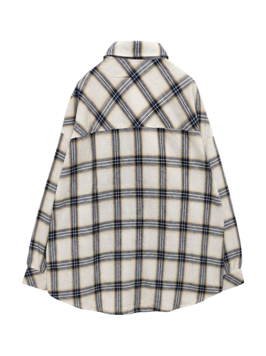 original check BIG シャツ