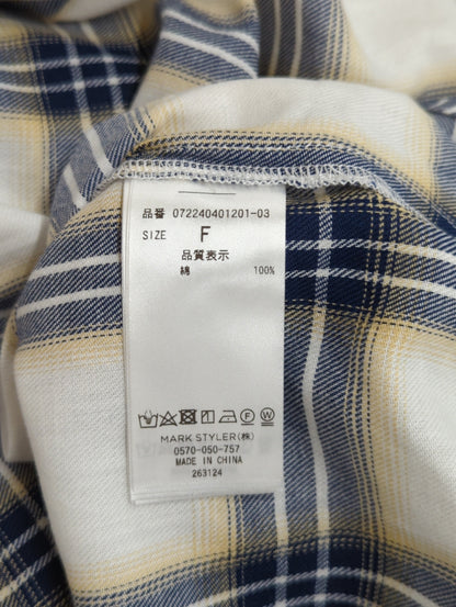 original check BIG シャツ