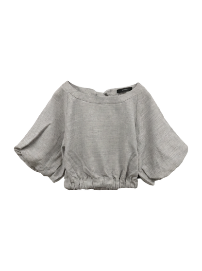 BACK RIBBON SHORT TOP