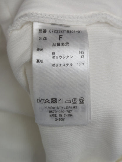 ハーフスリーブカシュクールオフショルショートTOPS