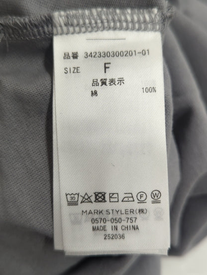 ウエストオープンTワンピース