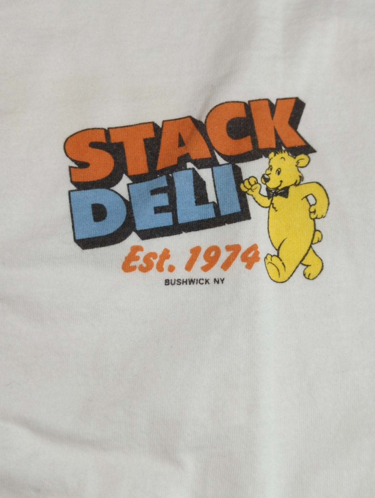 カラーロゴベアモチーフTee