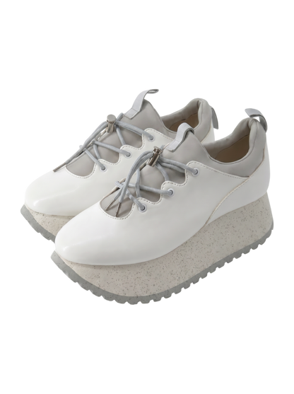 FAKE LEATHER SNEAKERS