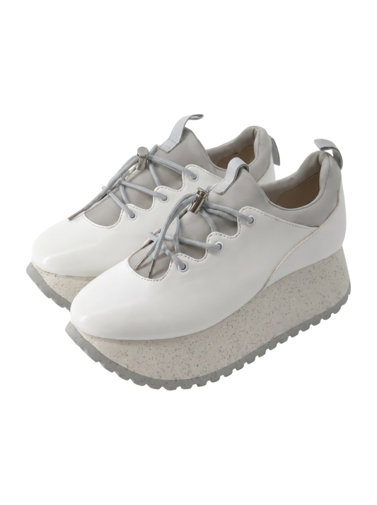 FAKE LEATHER SNEAKERS