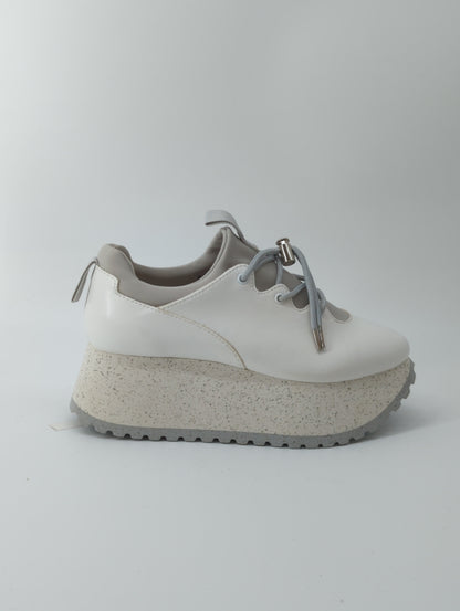 FAKE LEATHER SNEAKERS