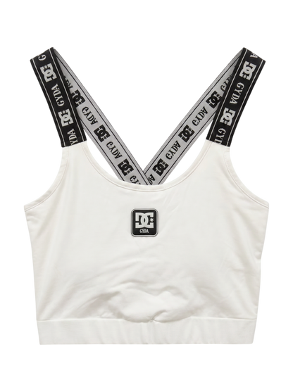 GYDA×DC LOGOテープBACKクロス ビスチェ