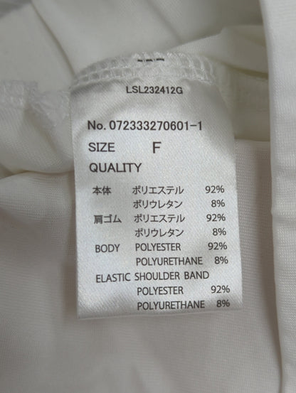 GYDA×DC LOGOテープBACKクロス ビスチェ