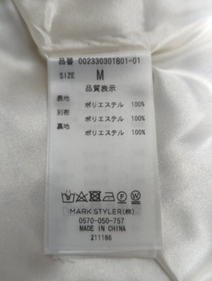 花柄レースレイヤードドレス