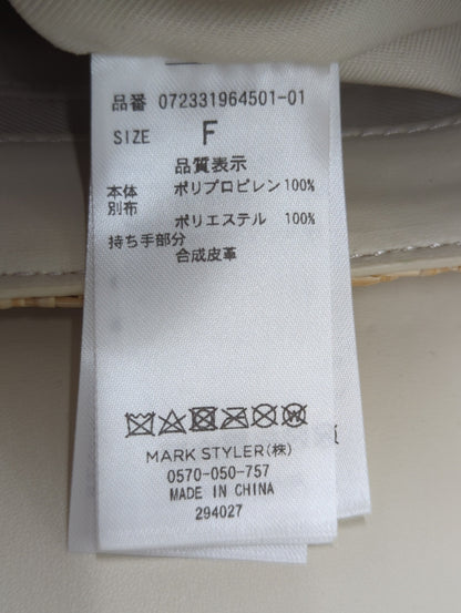 2WAYジャカードカゴBAG