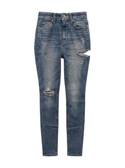 M/W SIDE RIPPEDスキニーデニムパンツ