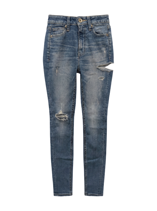 M/W SIDE RIPPEDスキニーデニムパンツ
