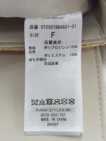 2WAYジャカードカゴBAG