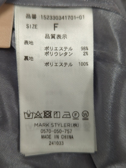 コルセットプリーツワンピース【セットアップ着用可能】