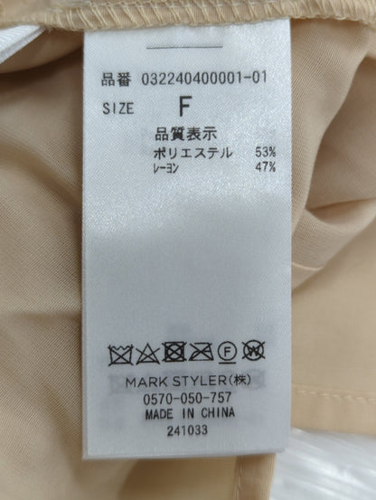 プリーツケープブラウス