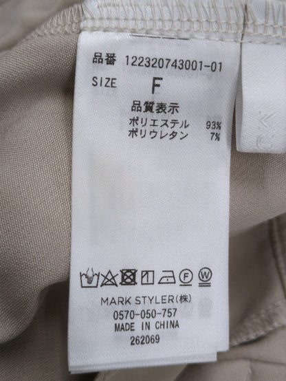 MURUA_ソフトフレアスラックスパンツ
