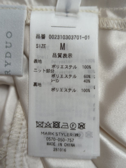 フラワーニットドッキングワンピース