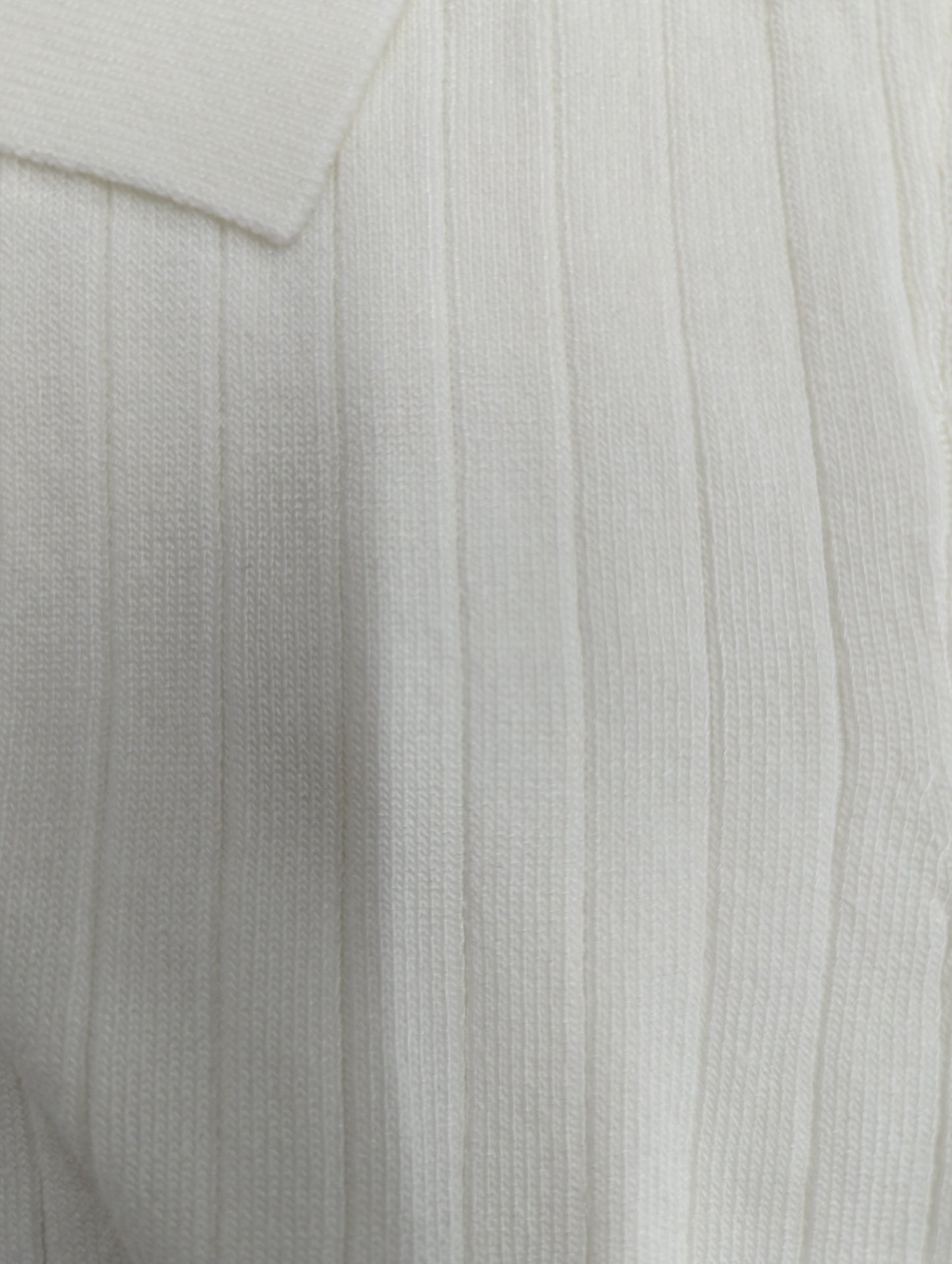 BACK OPEN POLOニットTOPS