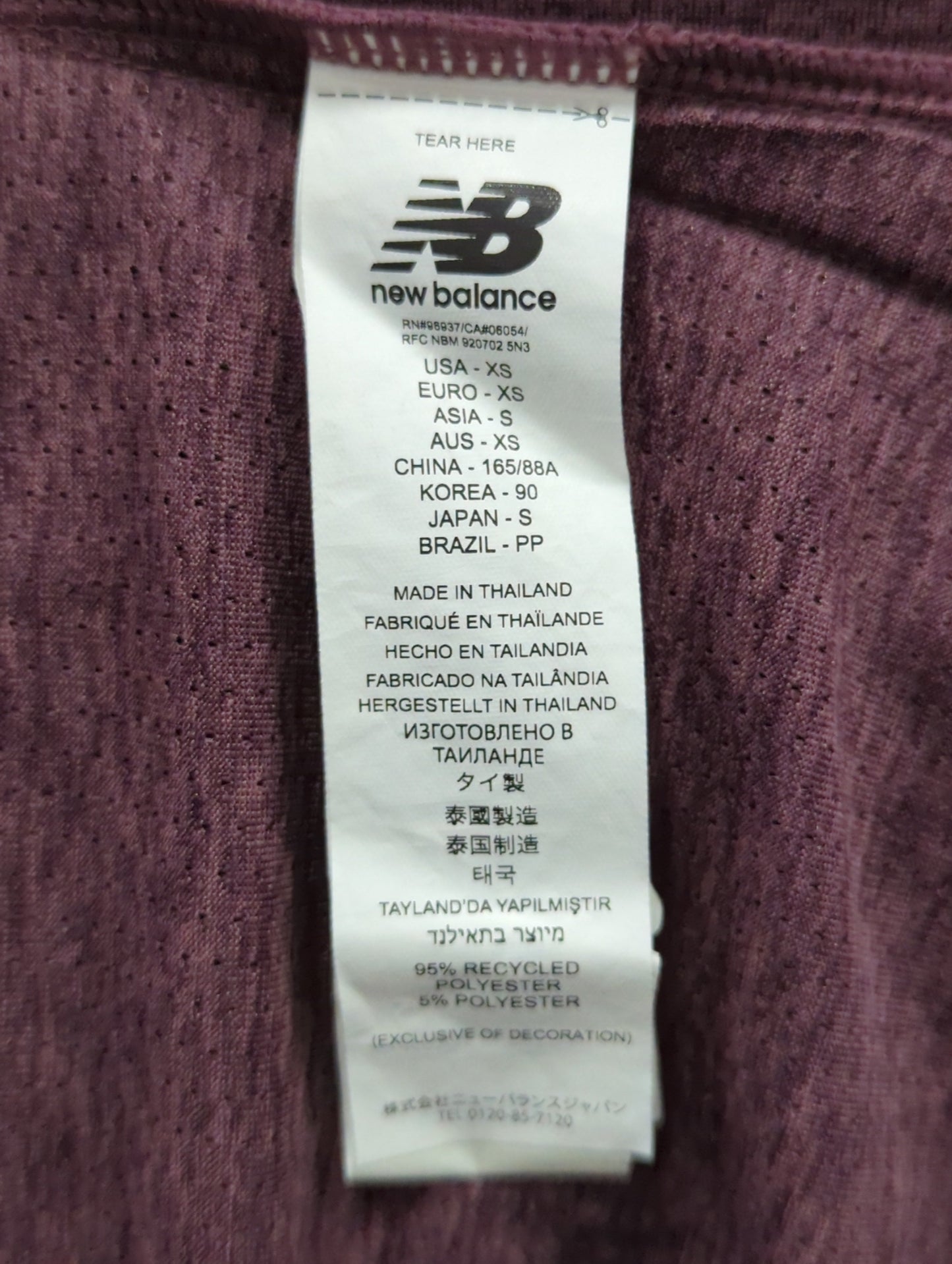 Athletics ランロングスリーブTシャツ