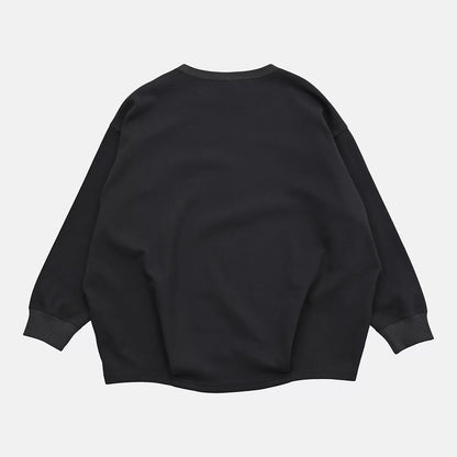 NB刺繍ダブルフェイスプルオーバー