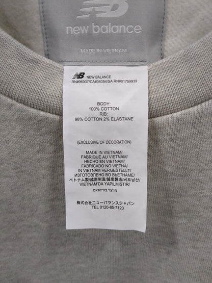 NB Grey クルースウェットシャツ