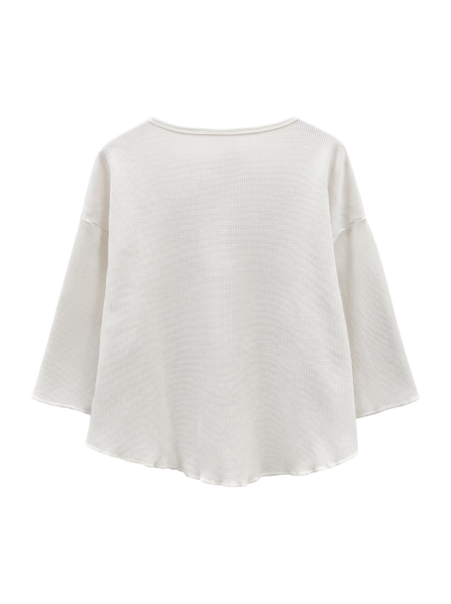 ワッフルロングスリーブTシャツ