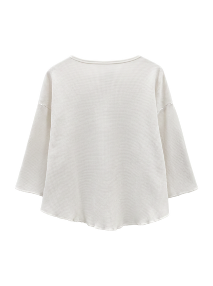 ワッフルロングスリーブTシャツ