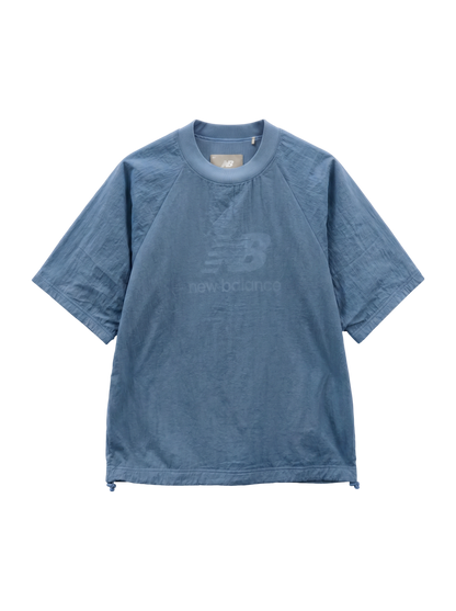 NB Grey ウーブン Tシャツ