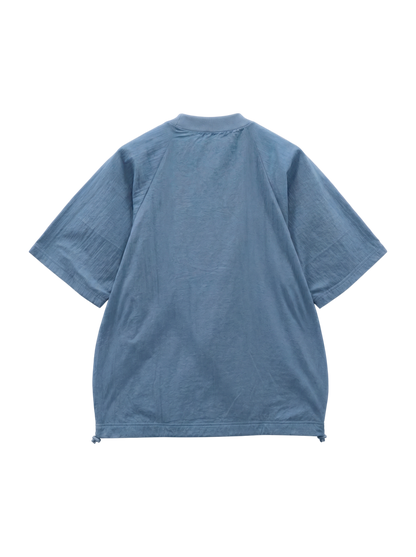 NB Grey ウーブン Tシャツ
