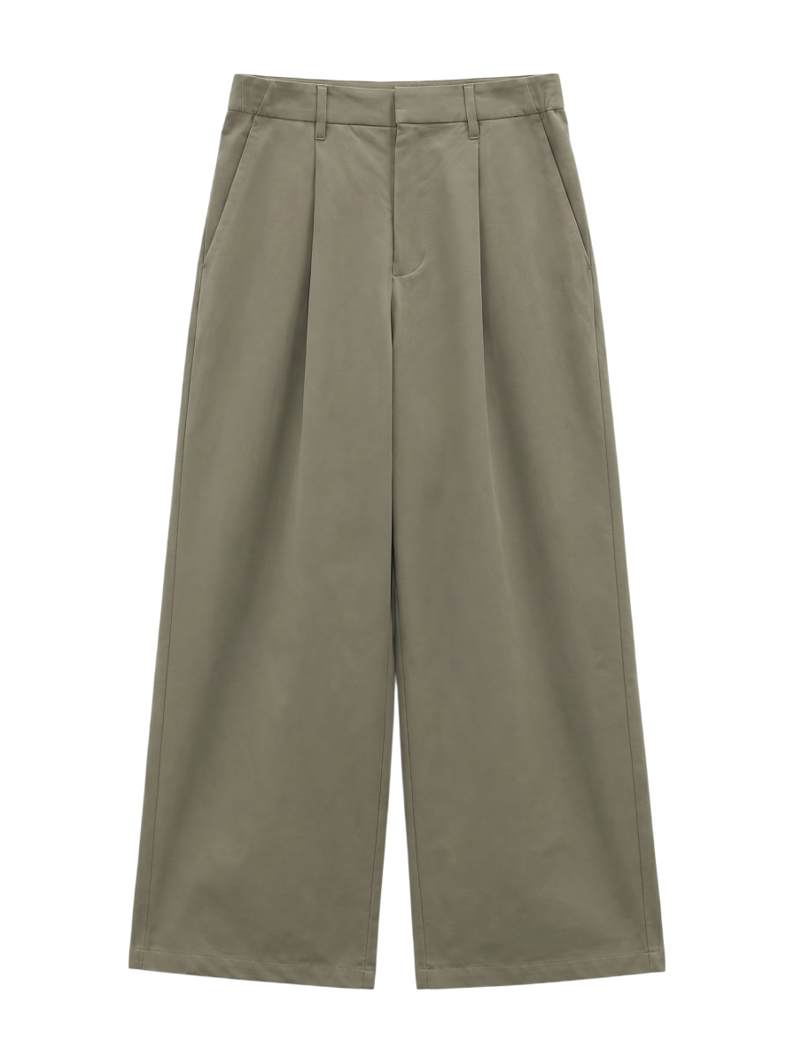 MET24 Tuck Wide Pants