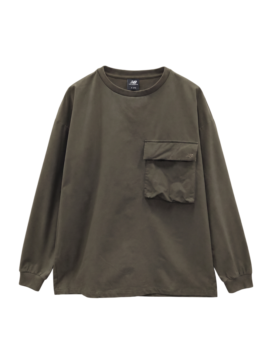 MFO ダブルクロス　ポケットロングスリーブTシャツ
