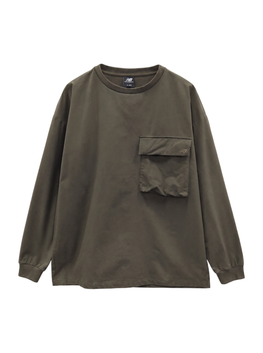 MFO ダブルクロス　ポケットロングスリーブTシャツ