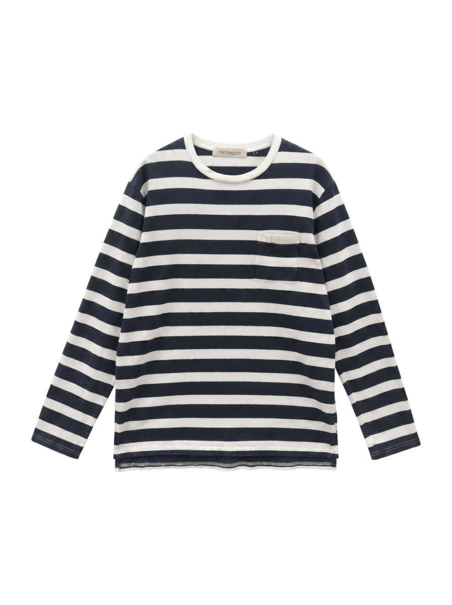 REVEAL LONG SLEEVE STRIPE T-SHIRT