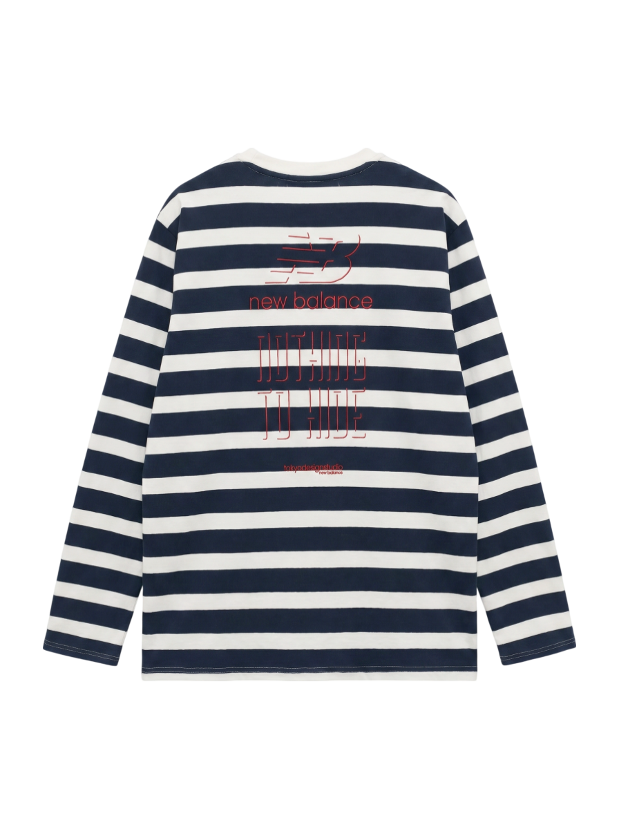 REVEAL LONG SLEEVE STRIPE T-SHIRT
