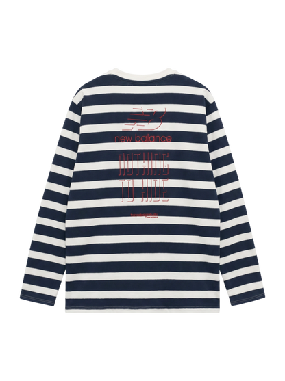 REVEAL LONG SLEEVE STRIPE T-SHIRT