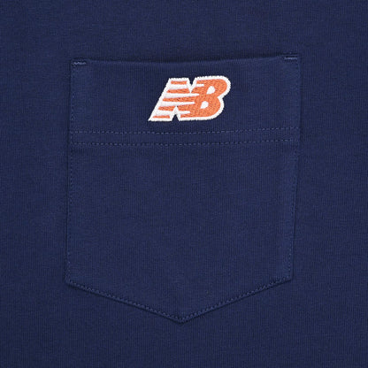 NB刺繍ポケットロングスリーブTシャツ