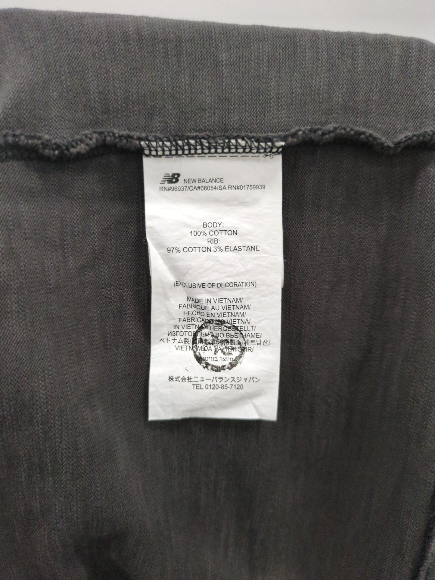 NB GREY ショートスリーブTシャツ