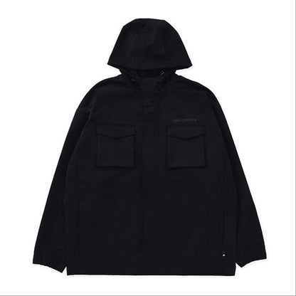 フーデッド ウーブン ジャケット