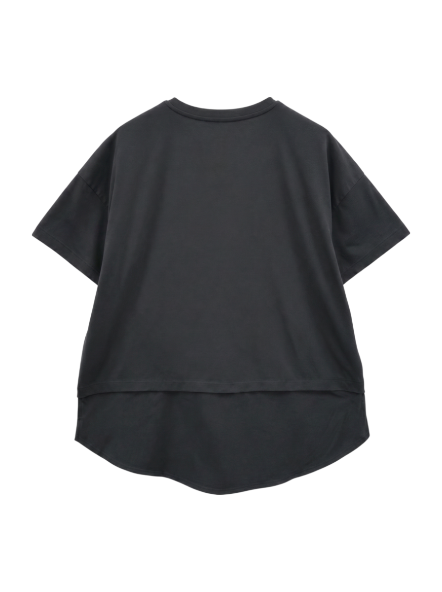 Seasonal Drapy オーバーサイズドショートスリーブTシャツ