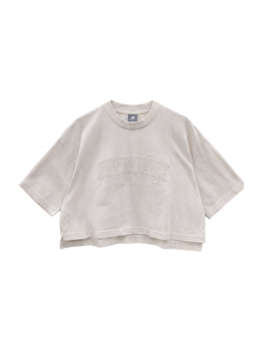 エンボスグラフィック ジャージショートスリーブTシャツ