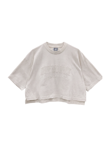 エンボスグラフィック ジャージショートスリーブTシャツ