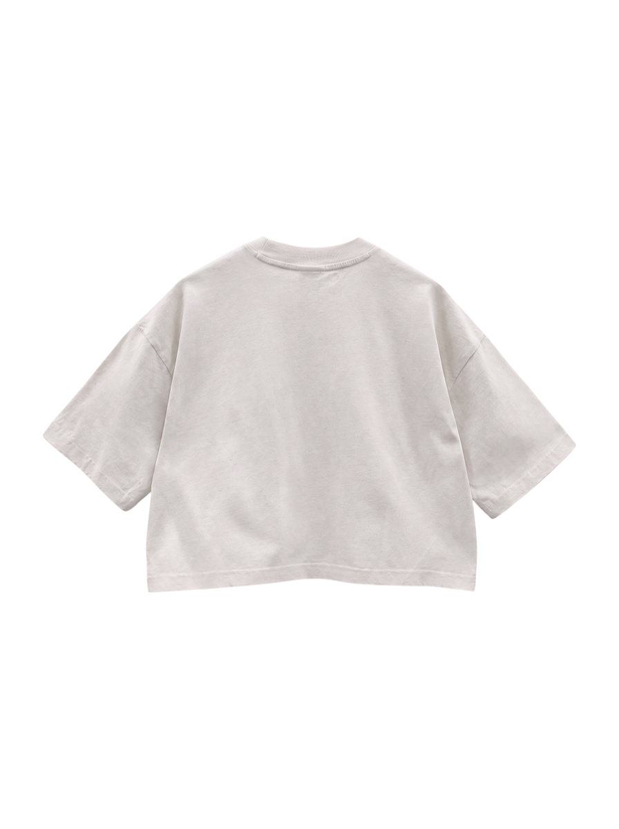 エンボスグラフィック ジャージショートスリーブTシャツ
