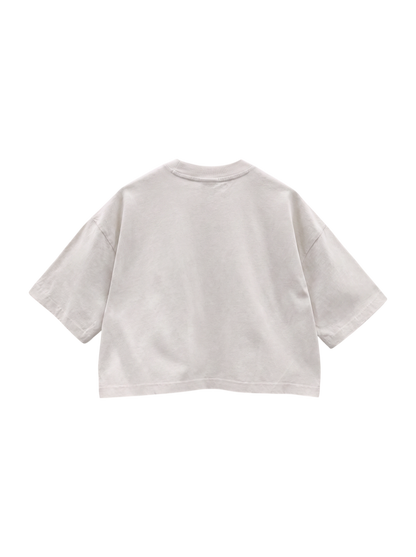 エンボスグラフィック ジャージショートスリーブTシャツ