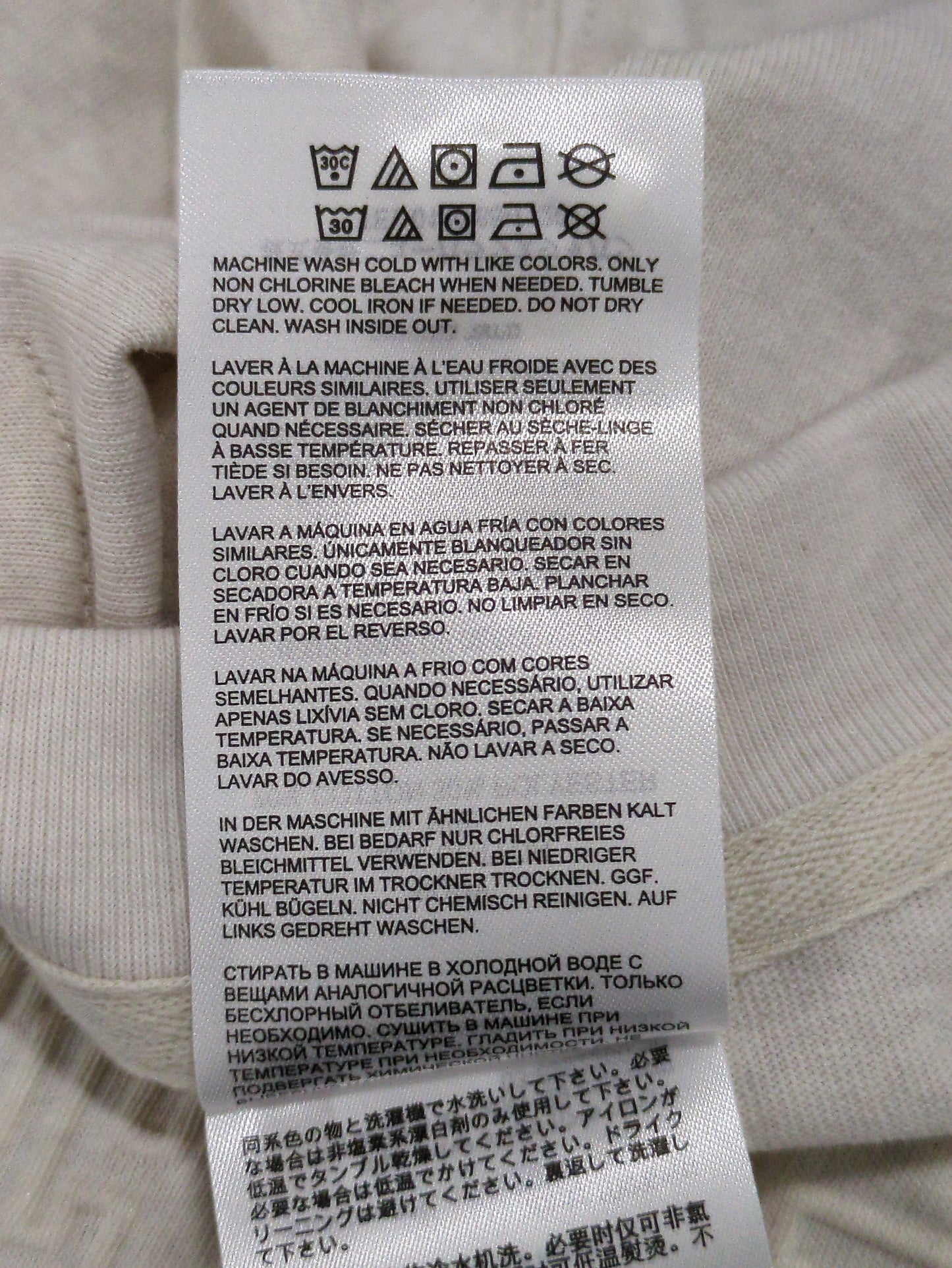 エンボスグラフィック ジャージショートスリーブTシャツ