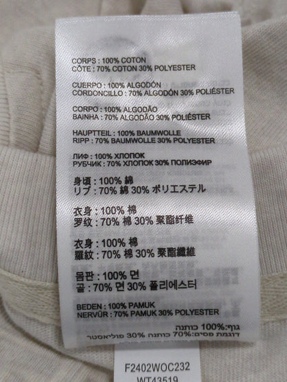 エンボスグラフィック ジャージショートスリーブTシャツ