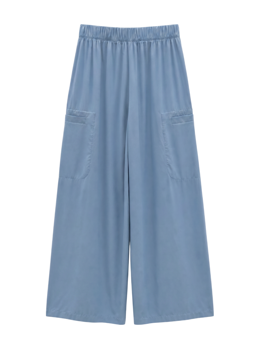 NB GREY ワイドパンツ