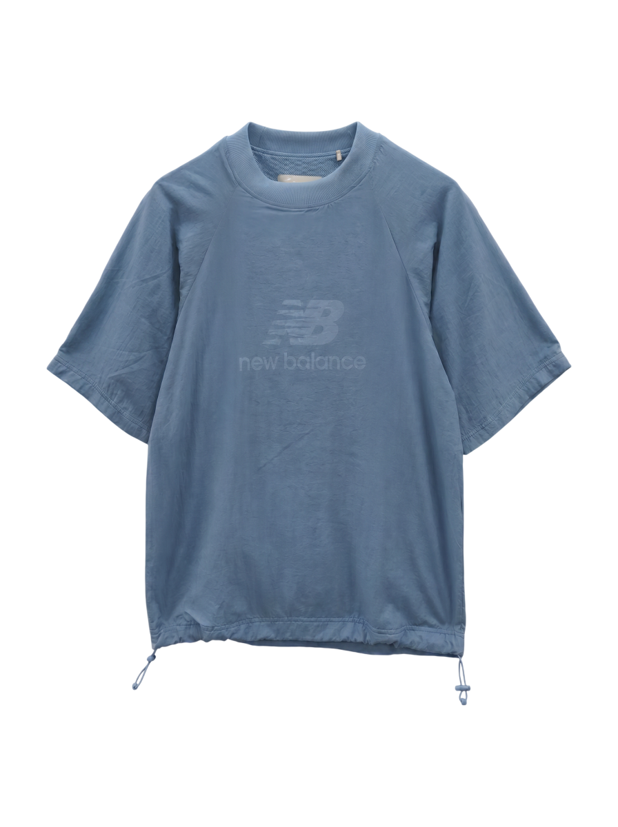 NB Grey ウーブン Tシャツ