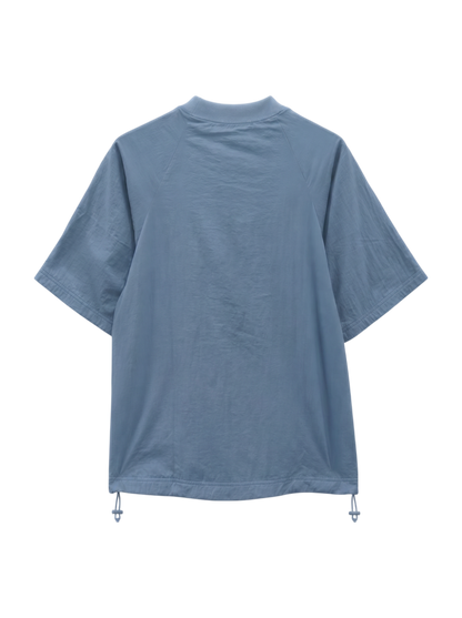 NB Grey ウーブン Tシャツ