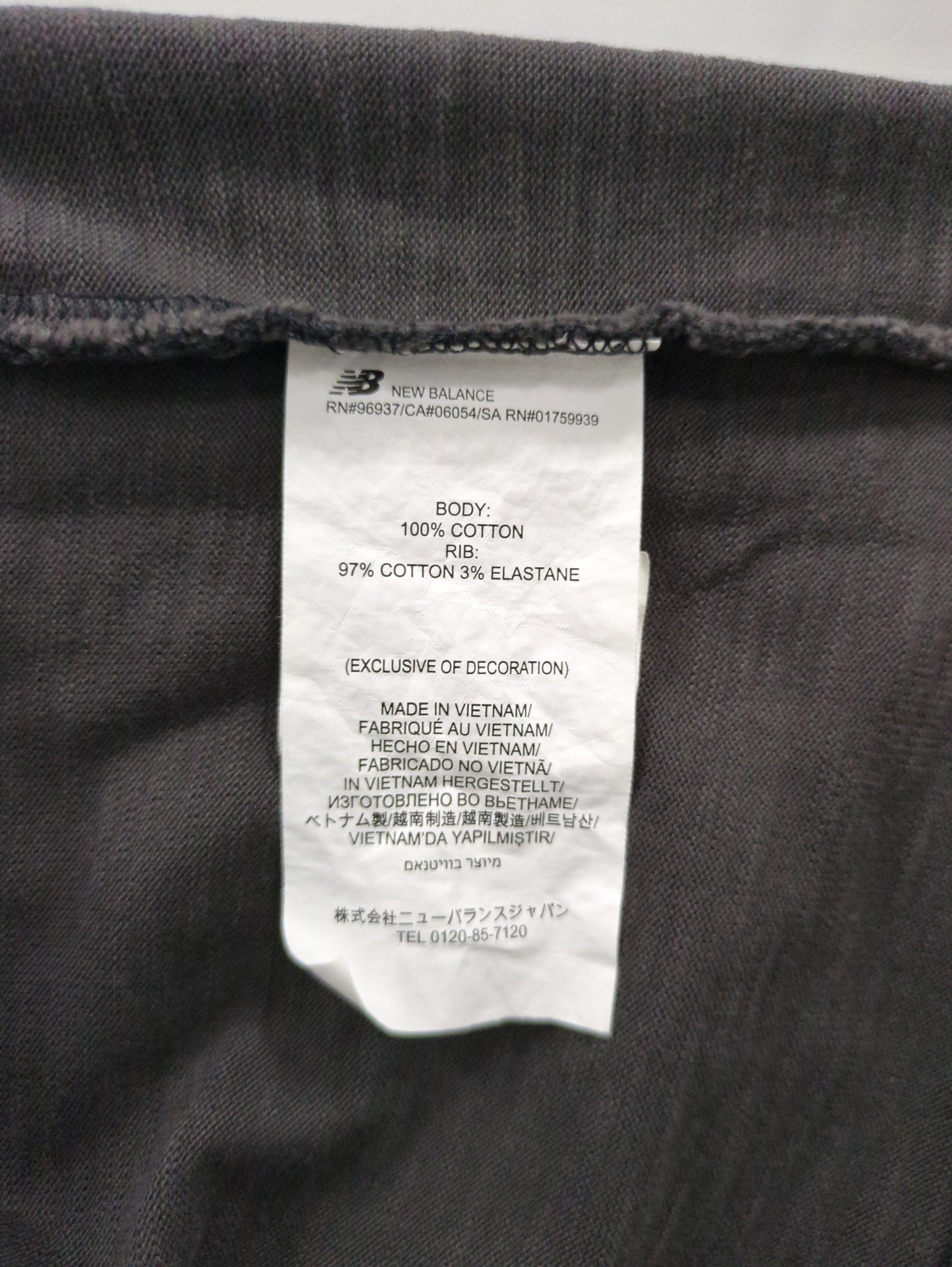 NB GREY ショートスリーブTシャツ